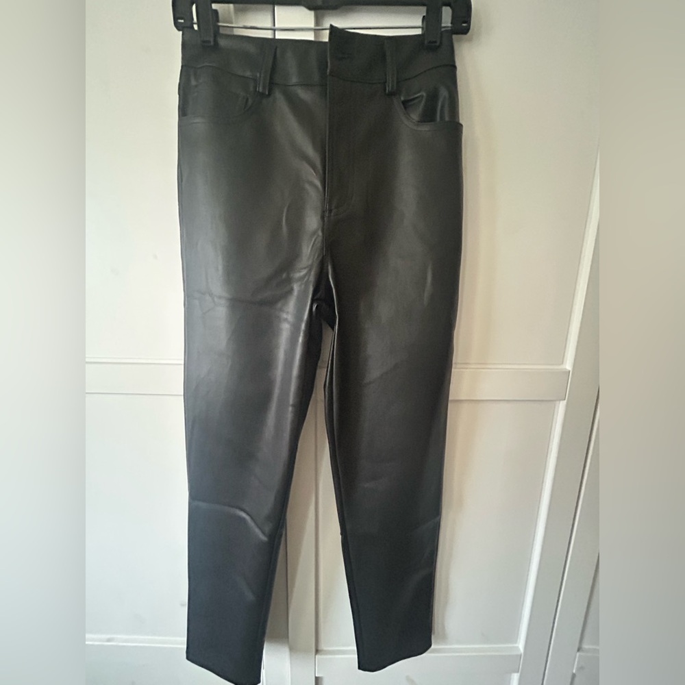 LBLC the Label Black faux Leather pants